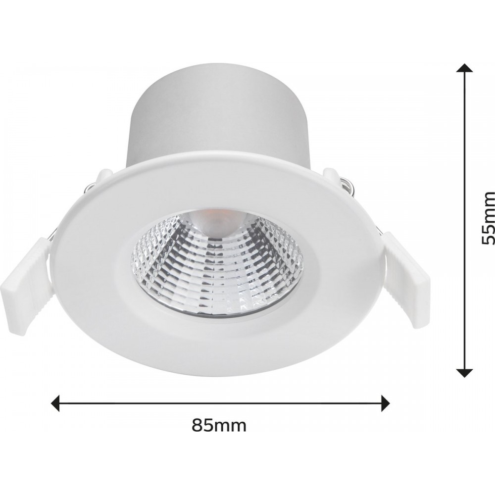 Philips Dive badkamerinbouwspot - 1-lichts - wit