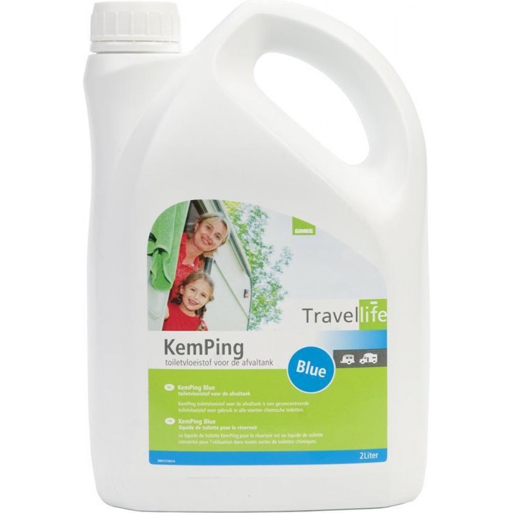 Travellife KemPing Blue - Toiletvloeistof - 2 Liter
