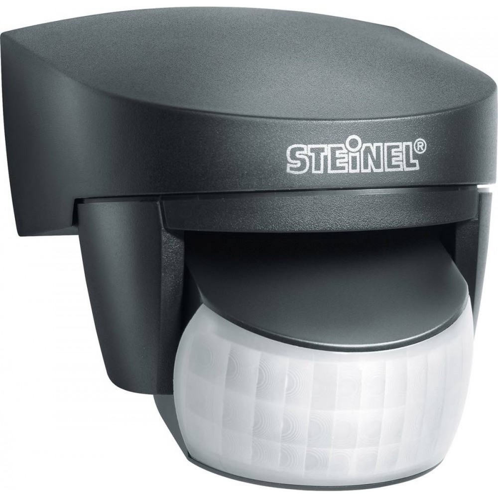 Steinel 140-2 LED PIR Bewegingsmelder/Sensor - Wand Opbouw - Waterdicht IP54 - Zwart