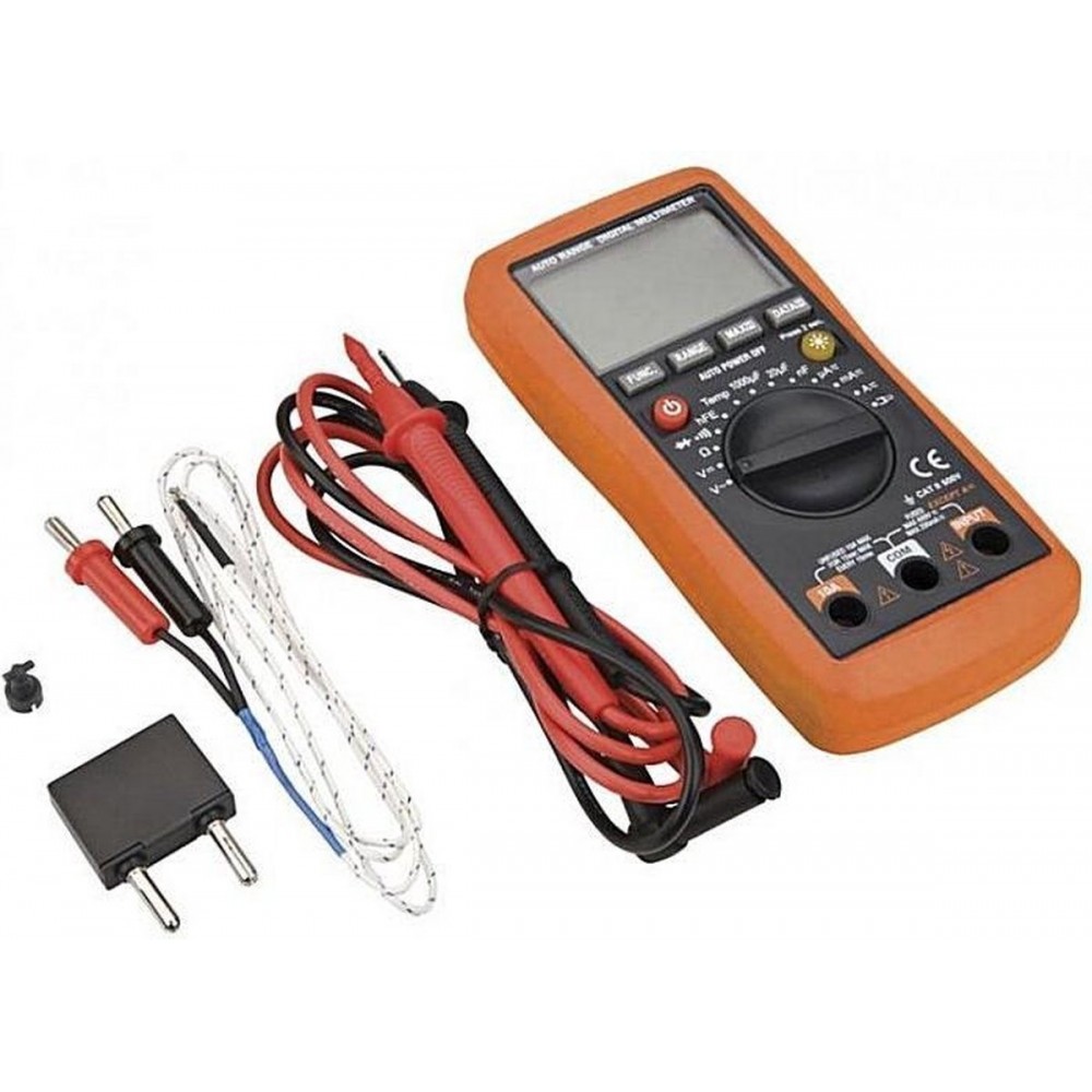 Neo Tools Multimeter, LCD 1999, Data Hold,