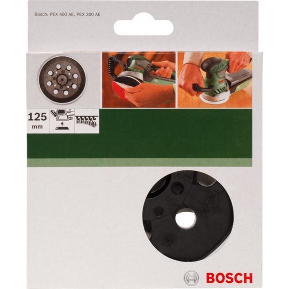 Bosch Schuurplateau voor PEX 300 / 400 AE - 125 mm - 8 gaten