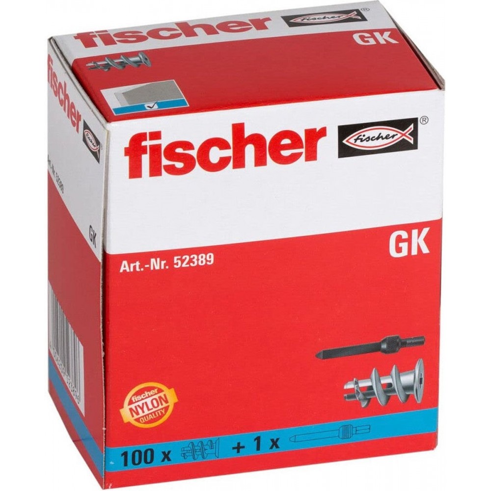 Fischer Gipsplaatplug Gk - 100 Stuks