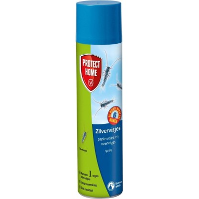 Protect Home Zilvervisjes Spray - 400 ml - Zilvervisjes - Zilvervisjesspray Bestrijdingsmiddel - Werkzaam tot 6 Weken