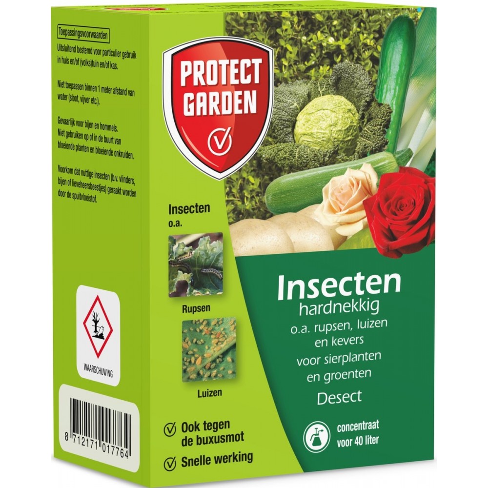 Protect Garden Desect Concentraat - 20 ml - Insectenspray tegen o.a. Luizen, Rupsen, Kevers en Buxusmot
