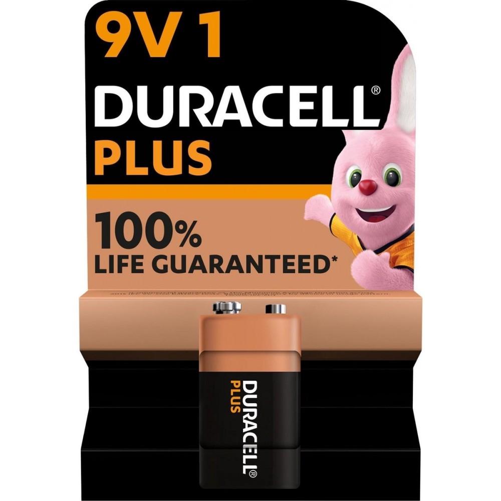 Duracell Plus Alkaline 9V batterijen - 1 stuk