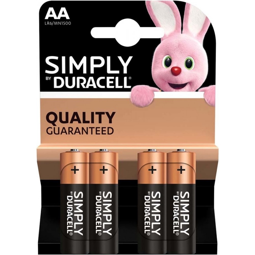 Duracell Basic AA Batterijen - 4 stuks