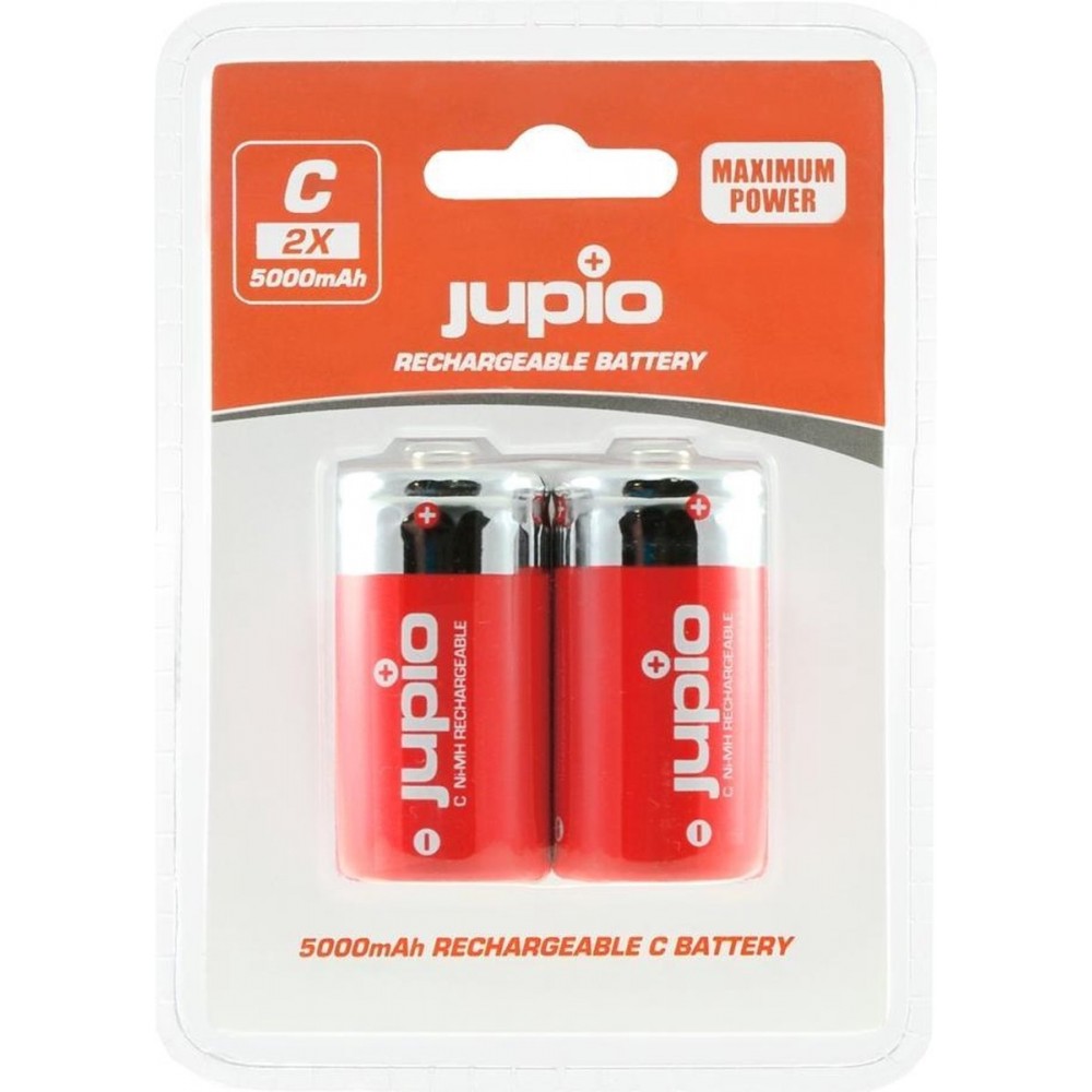 Rechargeable Batteries C 5000 mAh 2 pcs