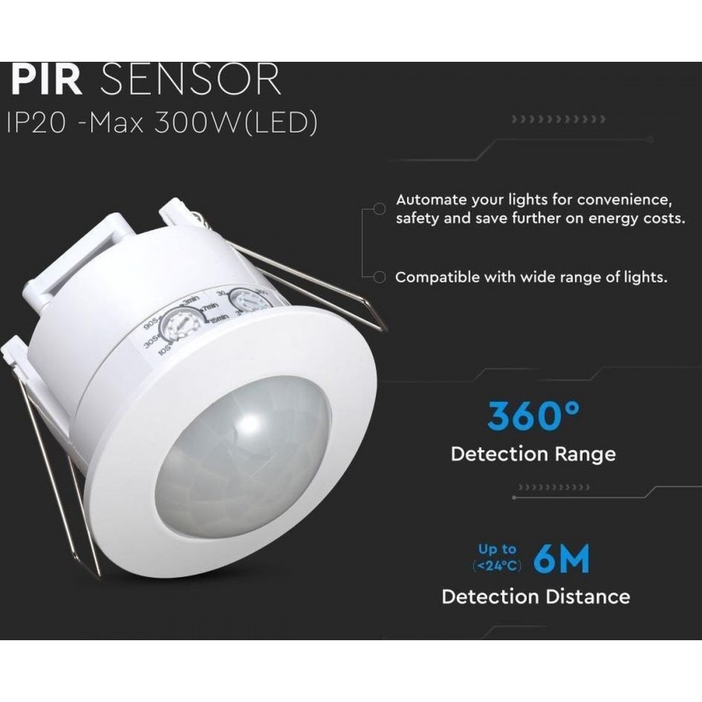 V-Tac Bewegingsmelder / PIR sensor inbouw