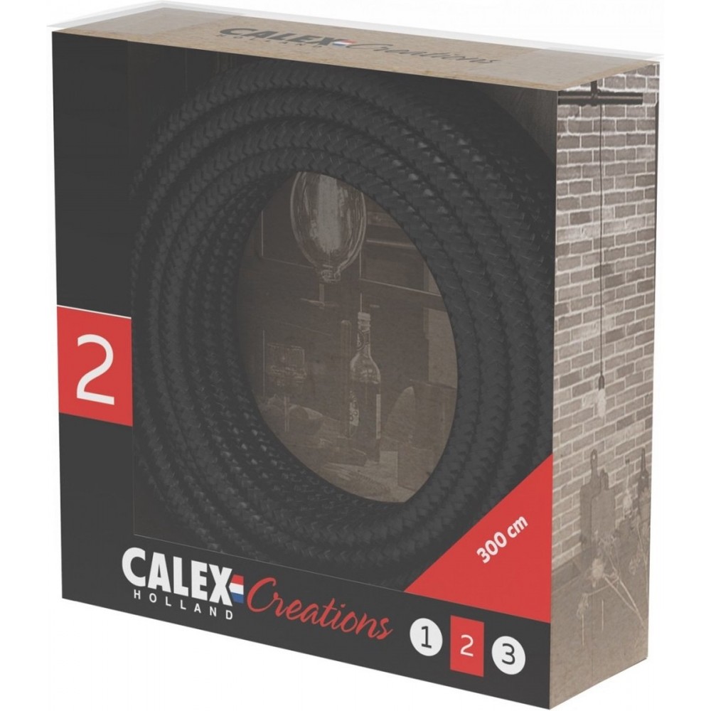 Calex Strijkijzersnoer - Zwart