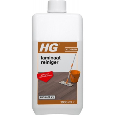 HG laminaatreiniger (HG product 72) - 1L - frisruikende dweilreiniger - geschikt voor alle laminaatsoorten