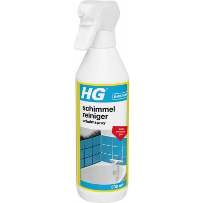 HG schimmelreiniger schuimspray - 500ml - de NR 1 schimmelverwijderaar - vernietigt de hardnekkigste schimmel - optimale hechting - snel resultaat
