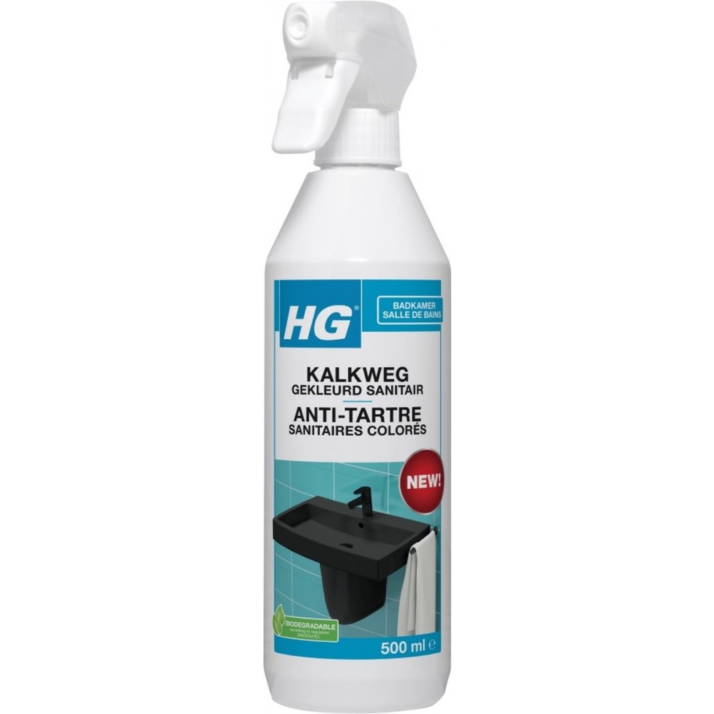 HG kalkweg gekleurd sanitair- 500 ml - veilig voor alle gekleurd sanitair