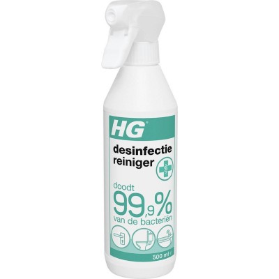 HG desinfectie reiniger 16134N - 500 ml - 100% krachtige formule - 100% veilig