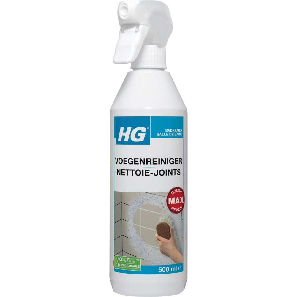 HG voegenreiniger - 500 ml - voor wand en vloervoegen herstelt kleur - biologisch afbreekbaar