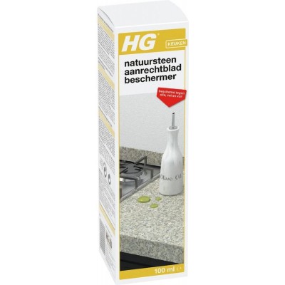 HG natuursteen aanrechtbladbeschermer - 100ml - inclusief niet pluizende doek