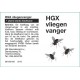 HGX vliegenvanger - 4 stuks - bevat geen giftige stoffen - zeer sterke kleefband - geurloos
