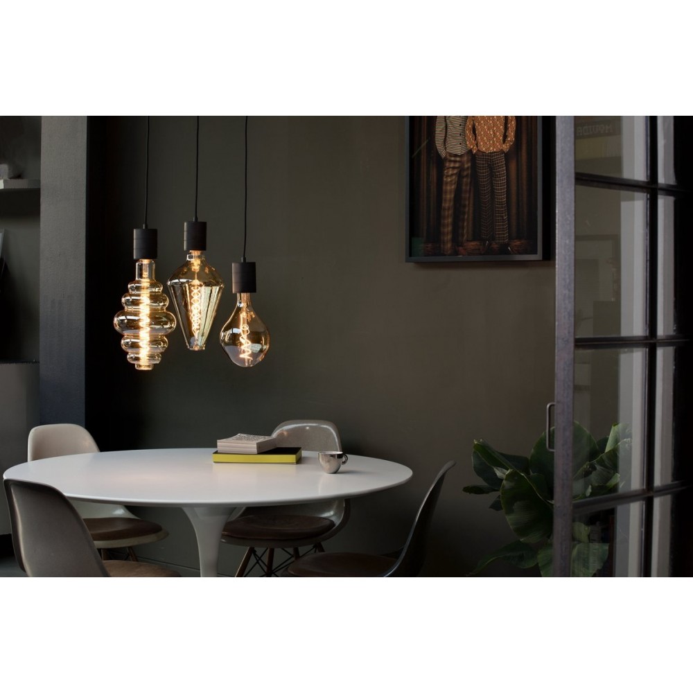 Calex Organic EVO XXL Goud - E27 LED Lamp - Filament Lichtbron Dimbaar - 6W - Warm Wit Licht