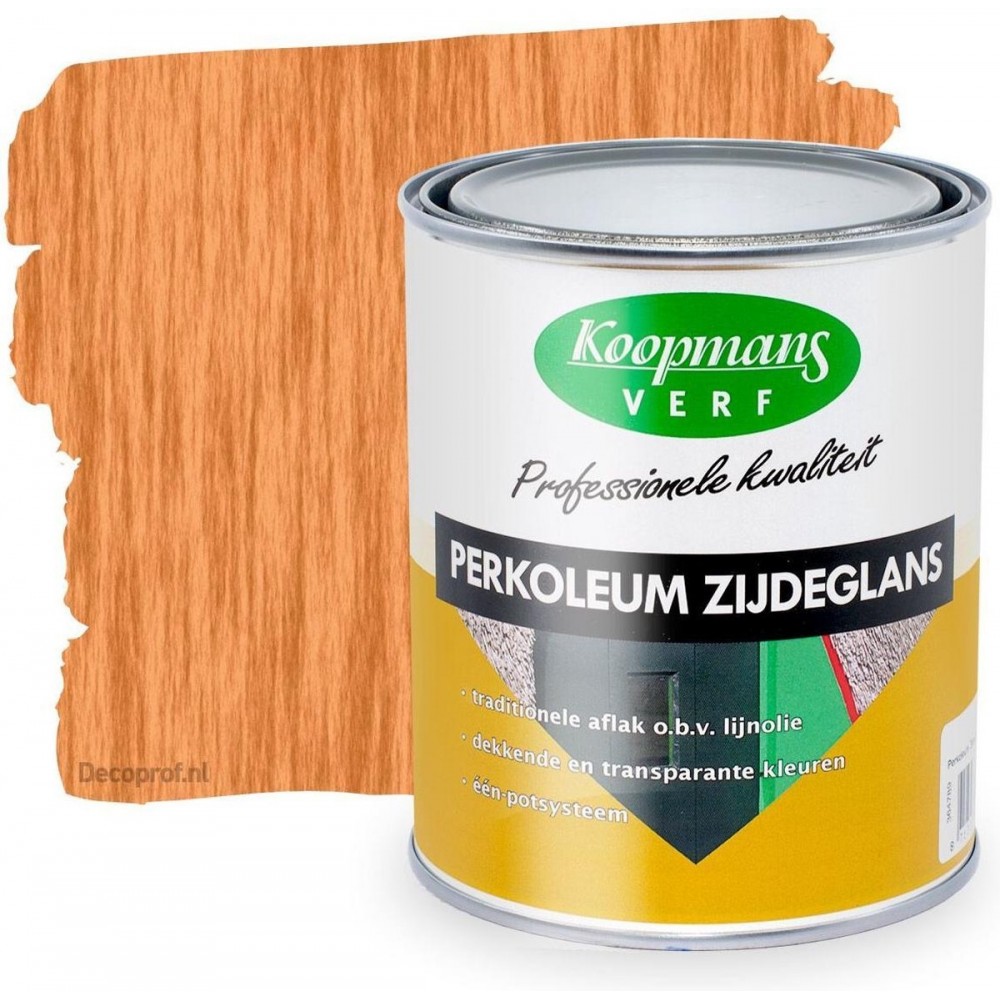 Koopmans Perkoleum Zijdeglans 750ml transparant kleur 213 Teak