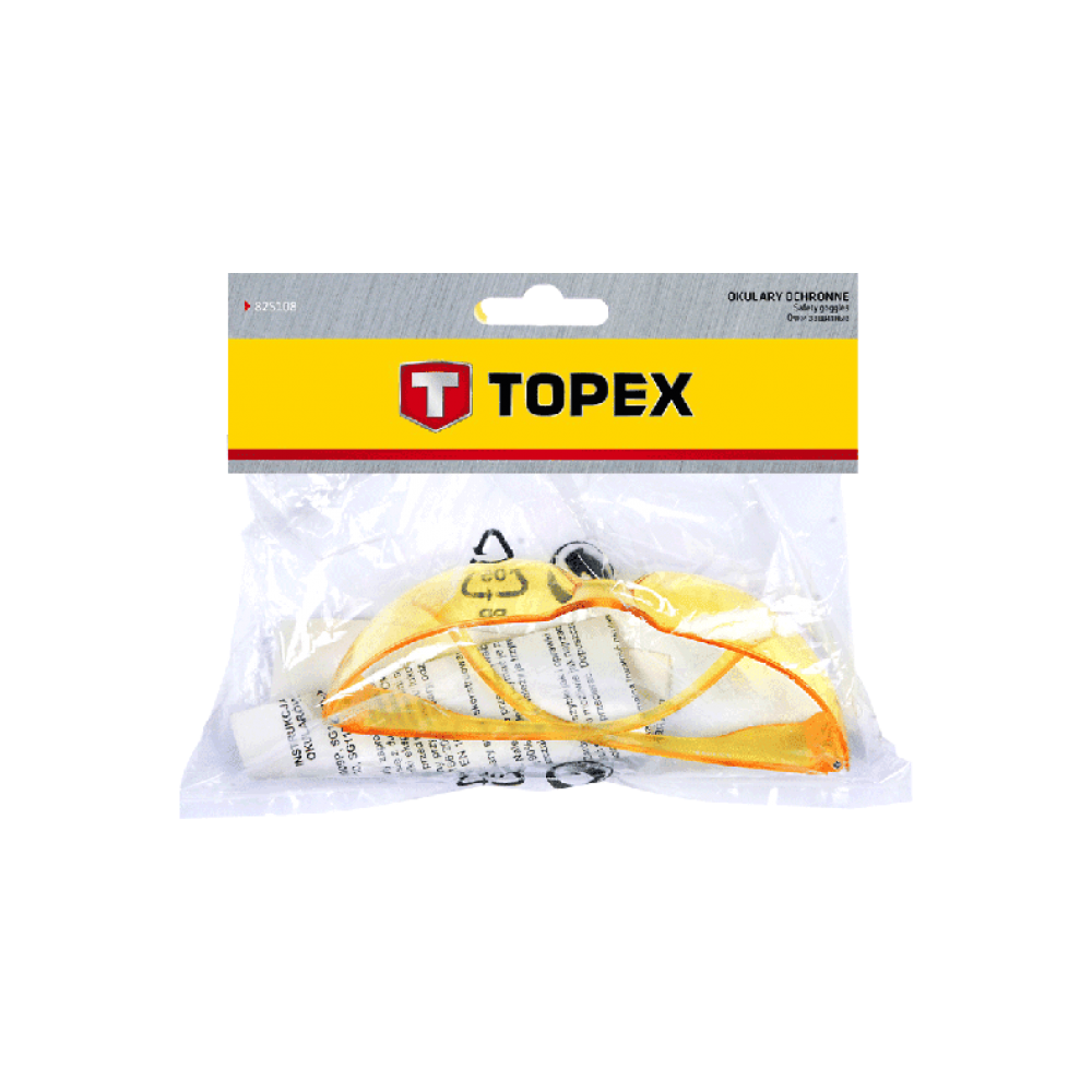 Topex Veiligheidsbril Geel