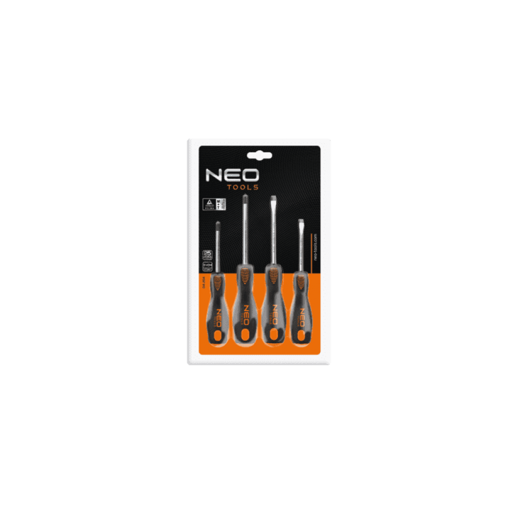 Neo tools schroevendraaierset machnetisch 4 delig