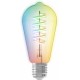 Calex Slimme Lamp - Wifi LED Filament Verlichting - E27 - Smart Bulb Helder - Rustiek - RGB en Warm Wit Licht