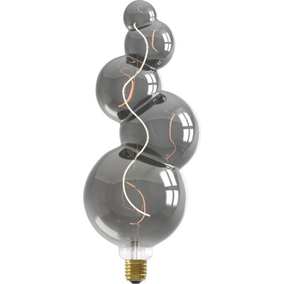 Calex Alicante XXL Titanium - E27 LED Lamp - Filament Lichtbron Dimbaar - 4W - Warm Wit Licht