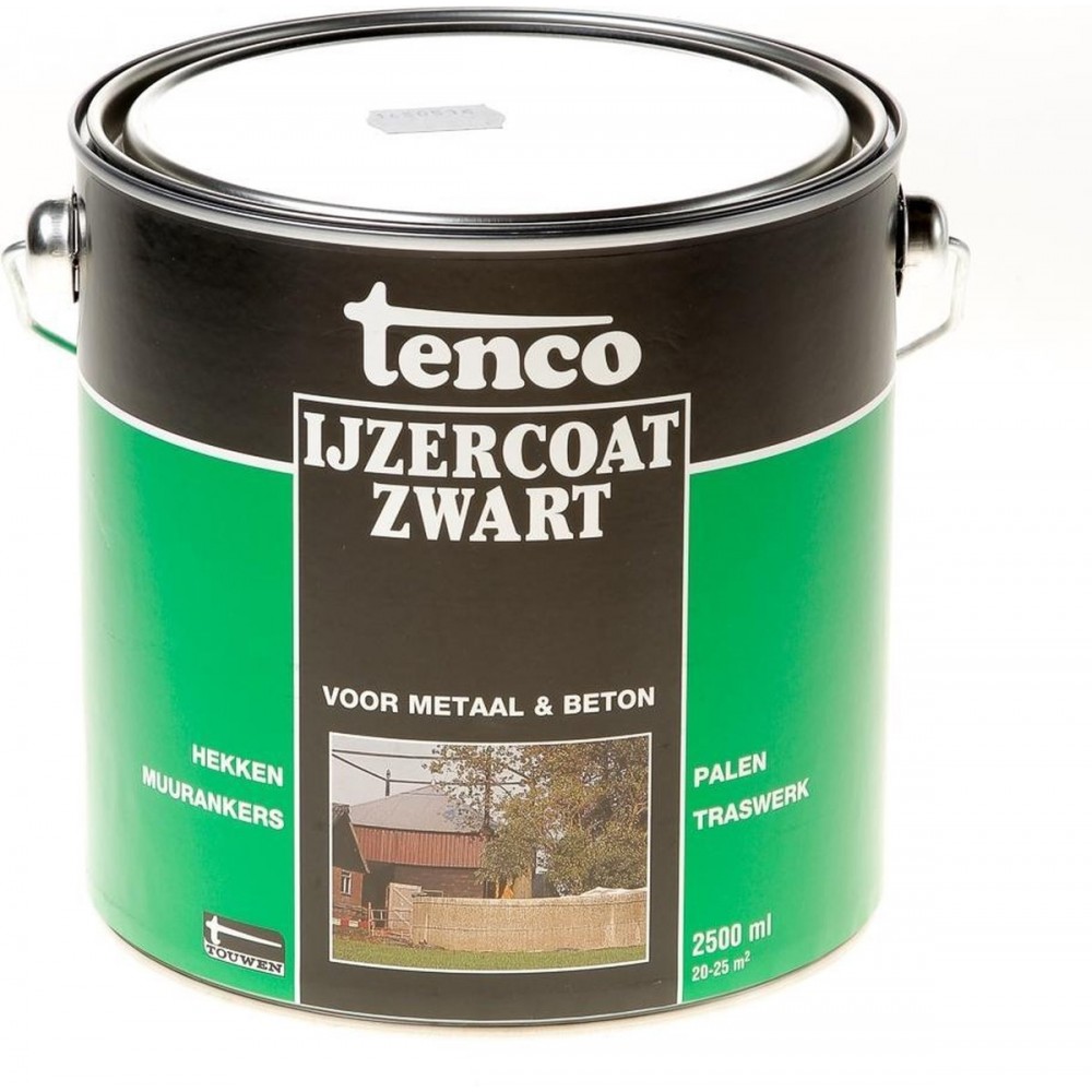 Tenco Ijzercoating Zwart - 2500 ml