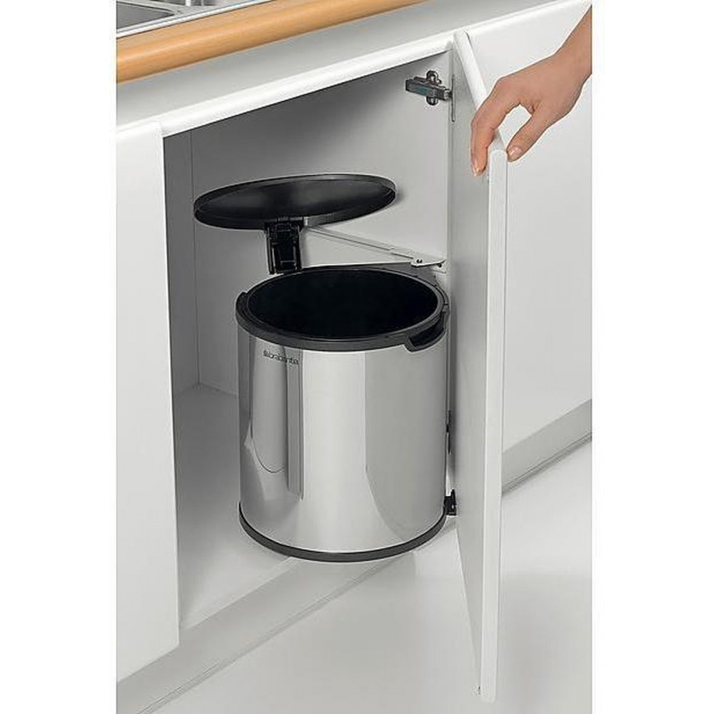 Brabantia Built-in-Bin Prullenbak - 15 l - Brilliant Steel