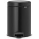 Brabantia NewIcon Prullenbak - 5 l - Matt Black