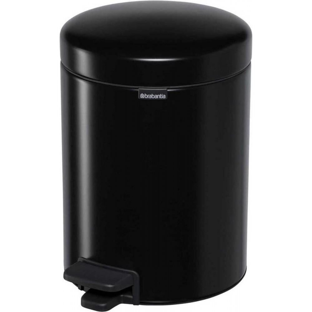 Brabantia NewIcon Prullenbak - 5 l - Matt Black