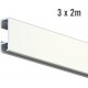 6 Meter all-in-One Click Rail / WIT RAL 9010