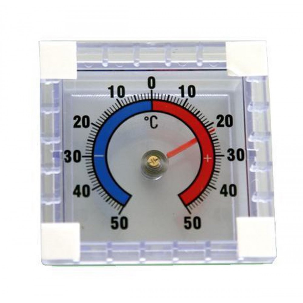 Talen Tools - Raamthermometer - Zelfklevend - Min/Max - 7,5x7,5 cm