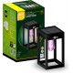 Calex Smart Outdoor Solar Buitenlamp - Slimme Wandlamp Lantaarn - RGB en Warm Wit - Buitenverlichting - Zwart