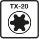 Dynaplus schroeven outdoor coating TORX TX-20 platverzonken kop 4 x 40 mm 200 stuks
