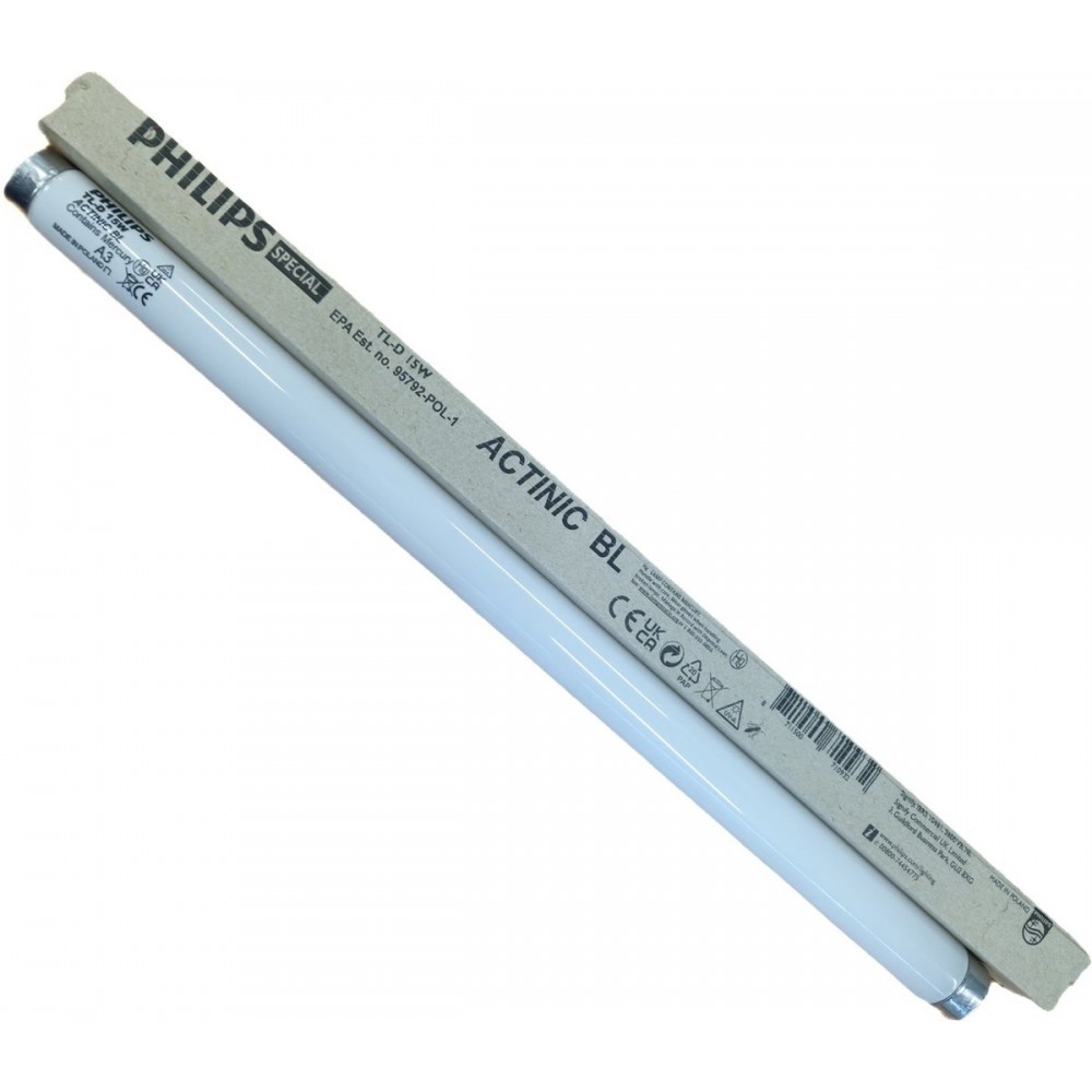 Philips TPX15-18 Actinic UVA 15W T8 UV fluorescent tube UV fly trap Base G13 1 pc(s)
