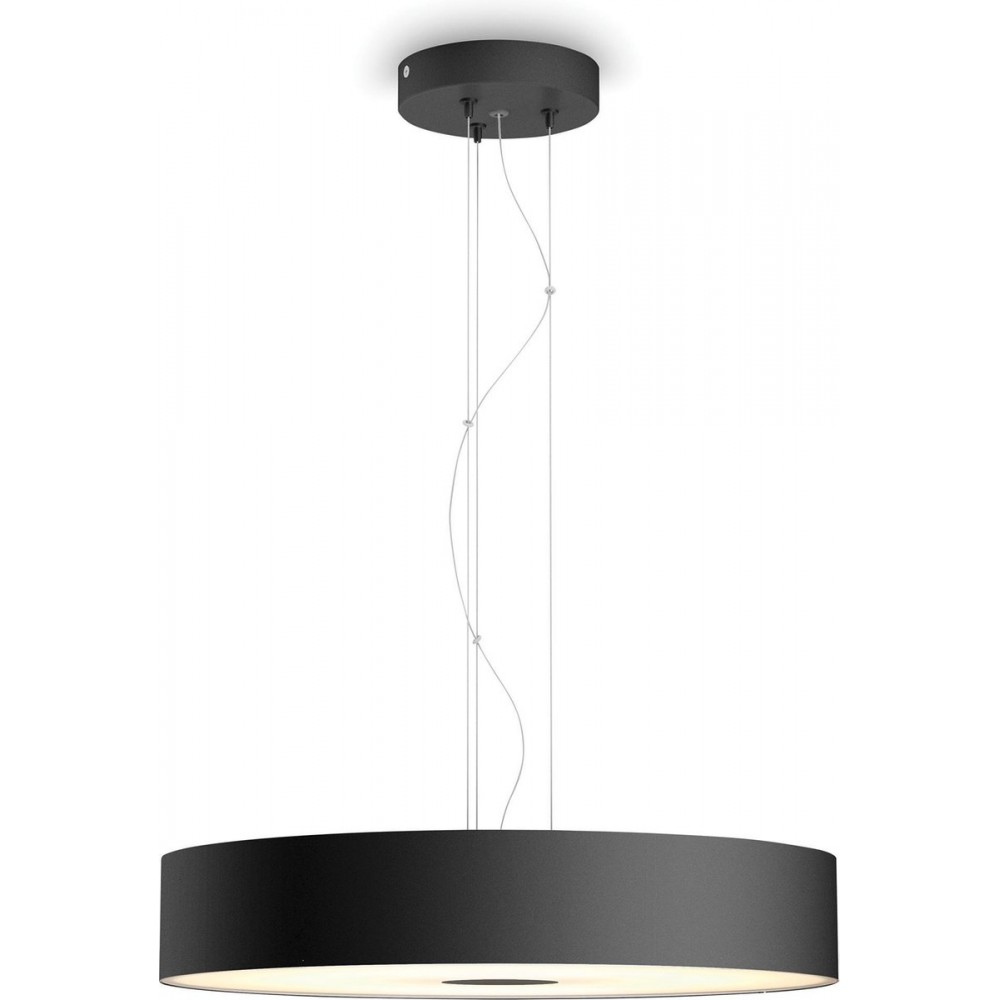 Philips Hue Fair hanglamp - warm tot koelwit licht - zwart - 1 dimmer switch