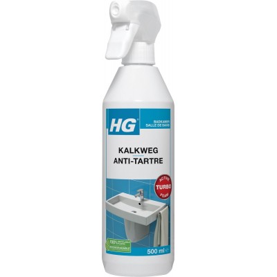 HG kalkweg schuimspray - 500ml - 100% glans - verwijdert en voorkomt kalk - biologisch afbreekbaar