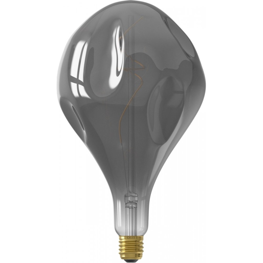 Calex Organic EVO XXL Titanium - E27 LED Lamp - Filament Lichtbron Dimbaar - 6W - Warm Wit Licht