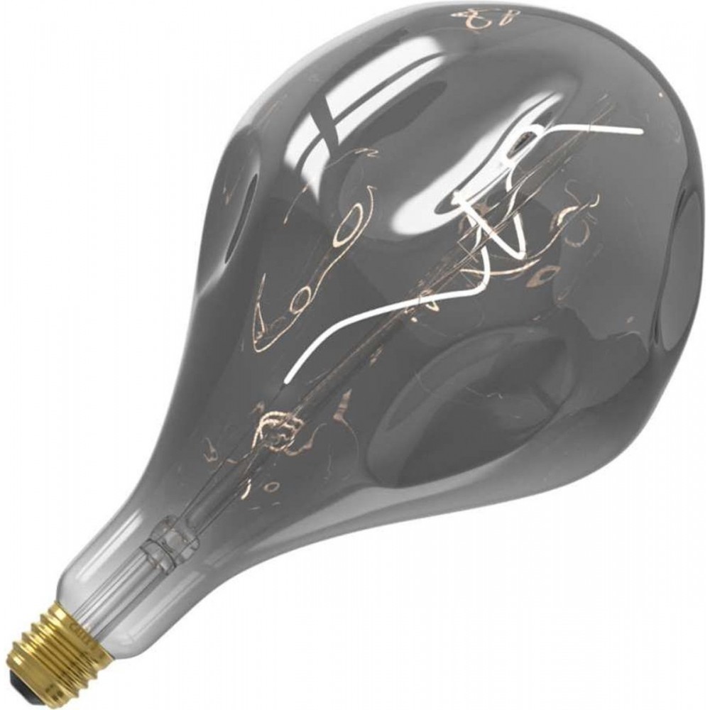 Calex Organic EVO XXL Titanium - E27 LED Lamp - Filament Lichtbron Dimbaar - 6W - Warm Wit Licht