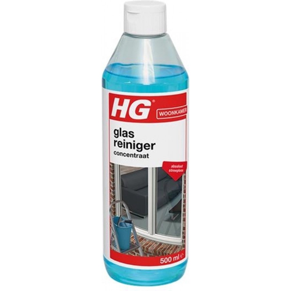 HG glasreiniger concentraat - 500ml - reinigt streeploos - de keuze van professionele glazenwassers
