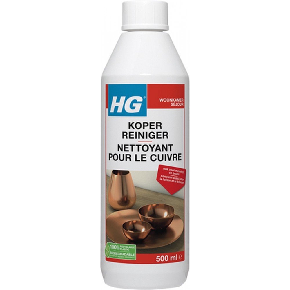 HG koperglans - 1 stuk - groot formaat doek - herstelt glans