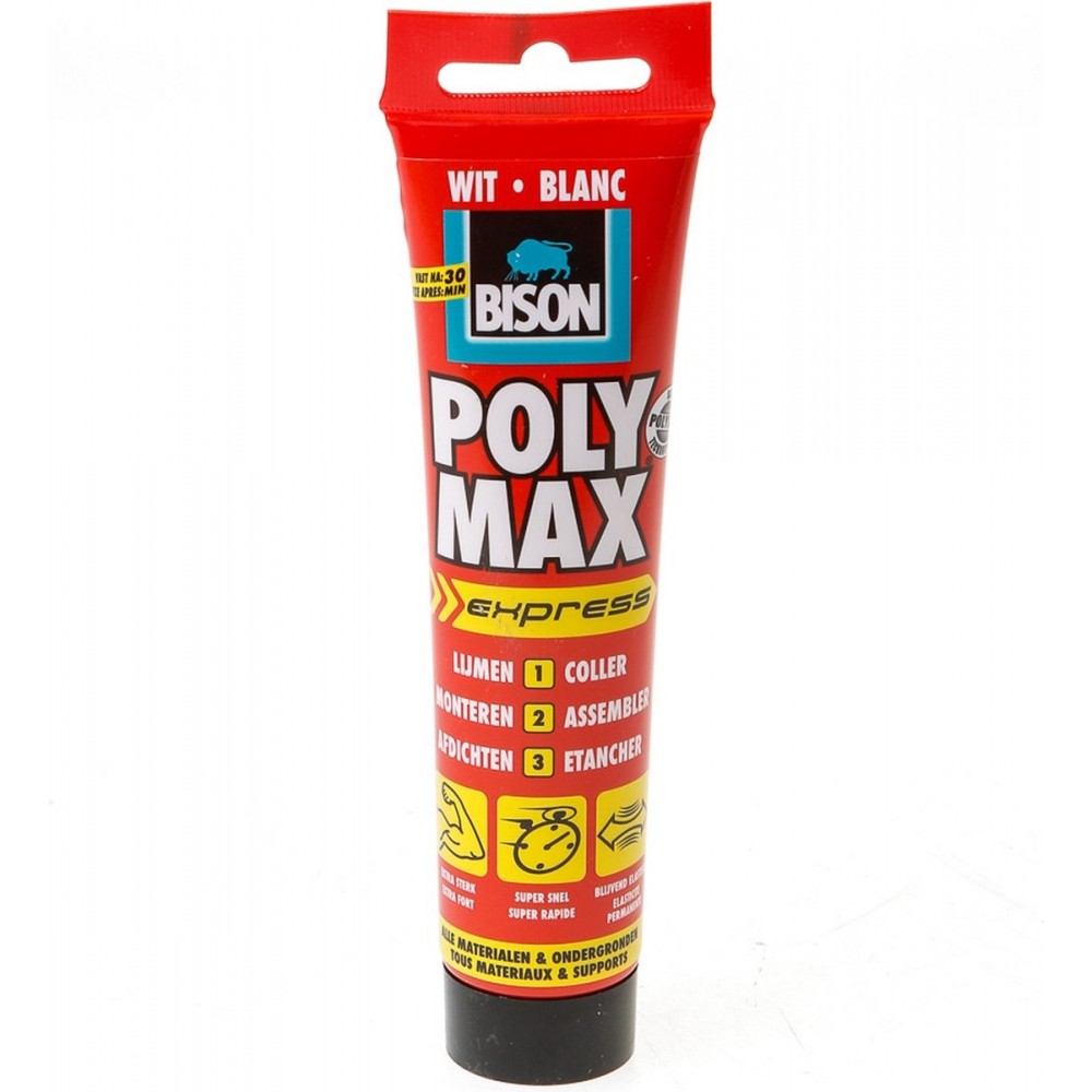 Bison Poly Max Express Wit 165gr