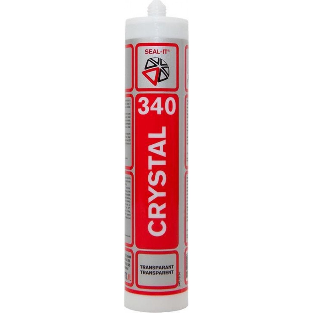 Seal-it® Crystal 340 universele afdichtingskit en constructie- of montagelijm transparant 290 ml