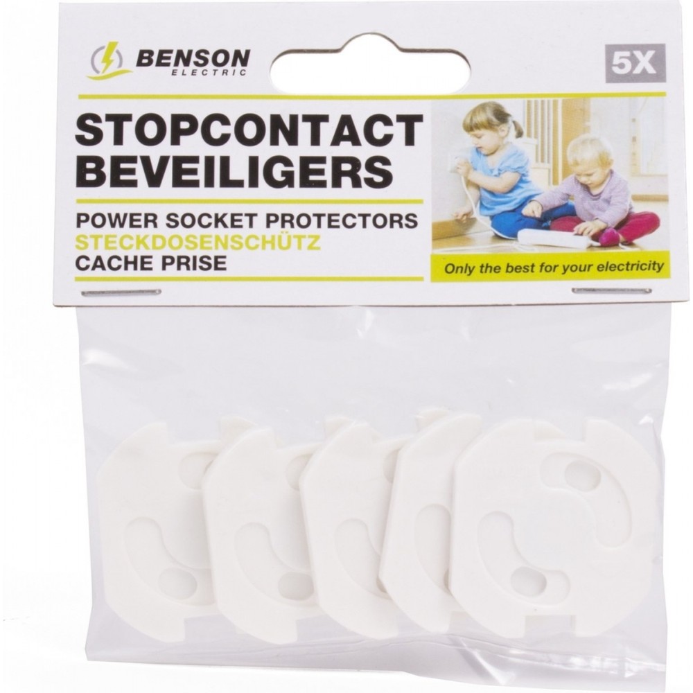 Benson Stopcontactbeveiligers - Kind veiligheid - Beveiliging - 5 stuks