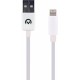 Mobilize USB-A naar Apple Lightning Kabel MFI 1 Meter - Wit