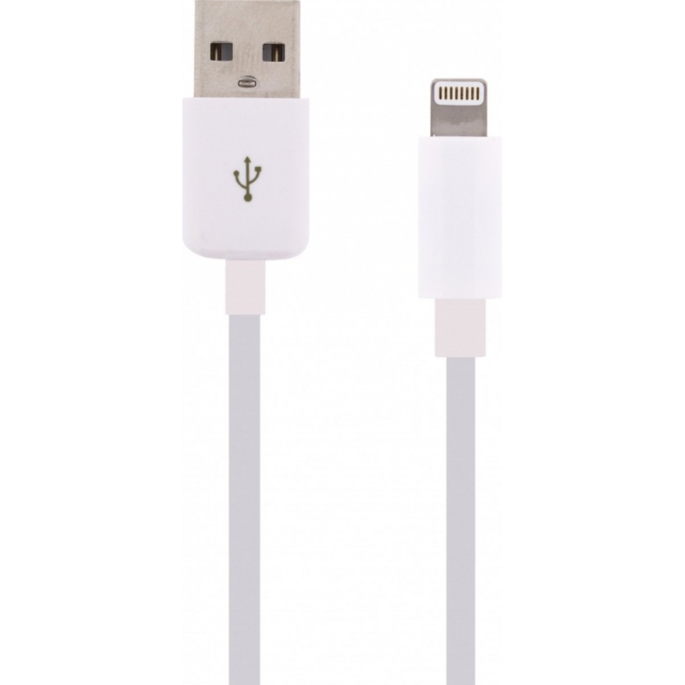 Mobilize USB-A naar Apple Lightning Kabel MFI 1 Meter - Wit