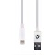 Mobilize USB-A naar Apple Lightning Kabel MFI 1 Meter - Wit