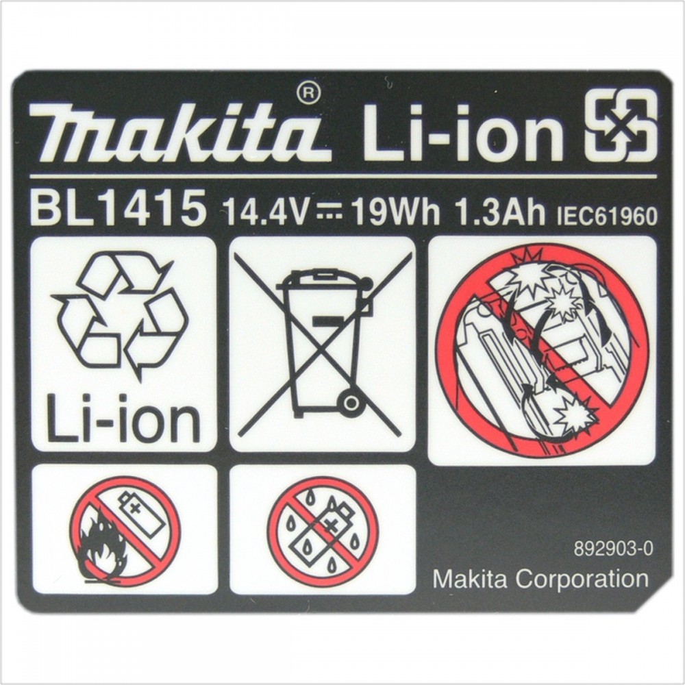 Makita Accu BL1415 14.4V 1.3A (BDF343, BDF445, BHP343)