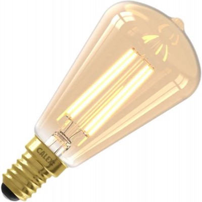 Calex LED Rustieklamp ST48 E14 3.5W 250lm 2100K Goud Dimbaar