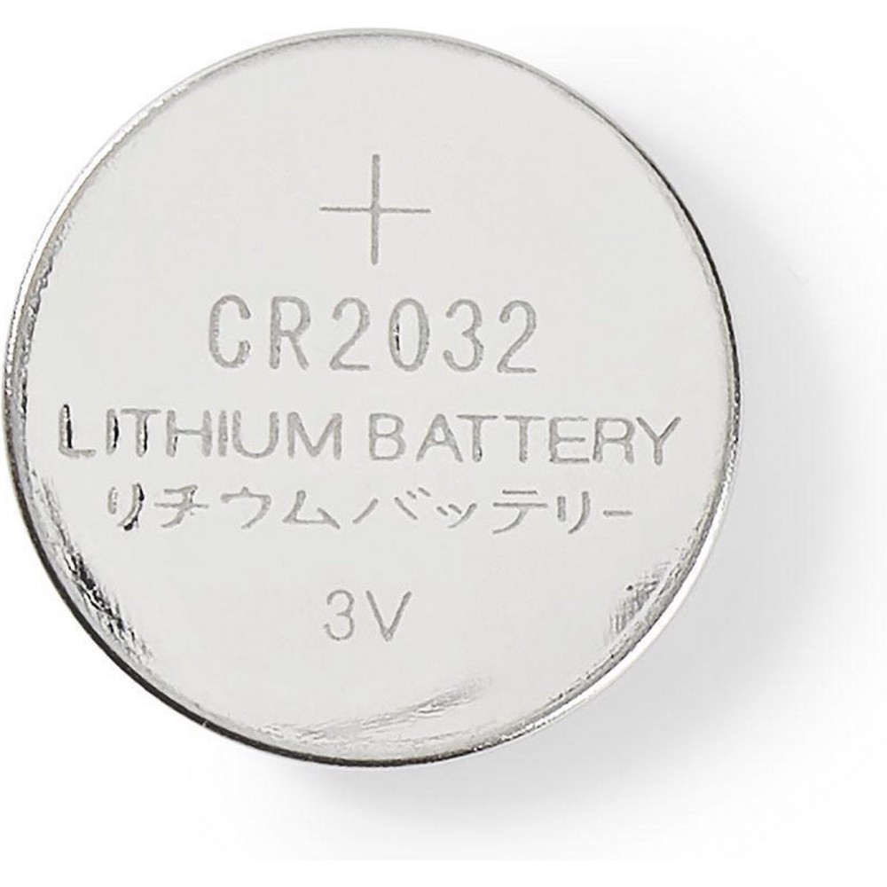 Nedis Lithium-Knoopcelbatterij CR2032 | 3 V | 5-Blister | Zilver